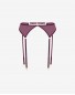 maia burgundy // garter belt